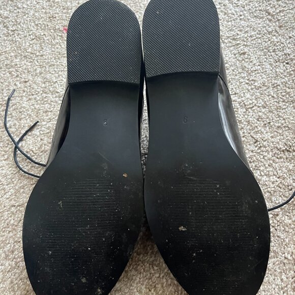 Bebe Sport Black Studded Oxford Heels Women's U.S. Size 8 - Picture 5 of 5